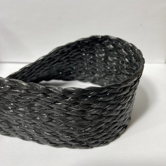 Black Weave Trim 2" 10yds Sewing Ribbon Apparel Crafts Trim by The Yard - Picture 3 of 13